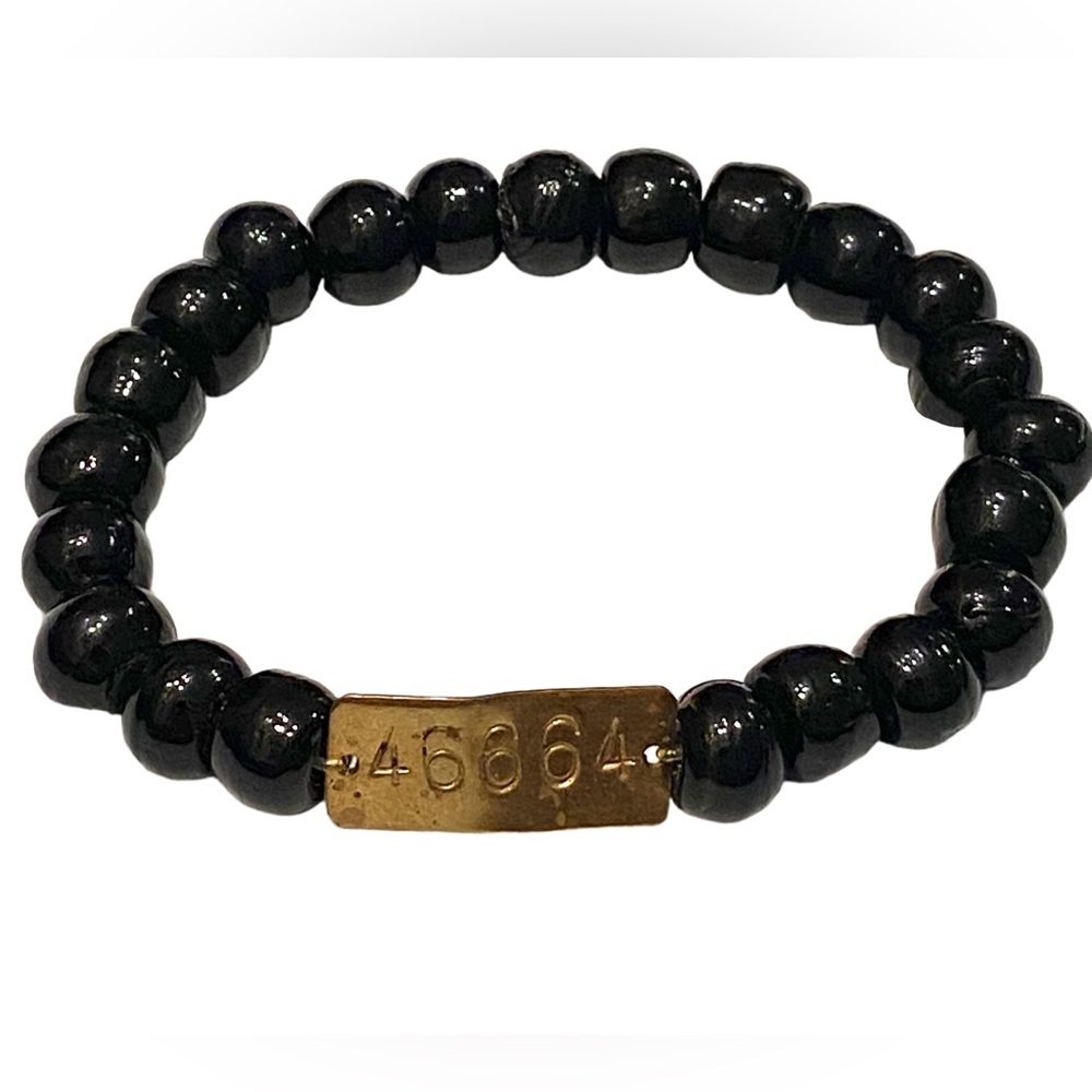 Artisan Black Ceramic Beaded Bracelet
